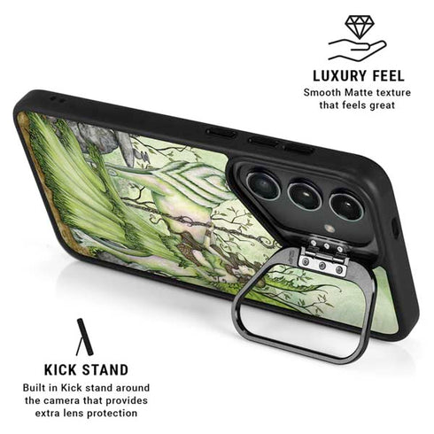 Guardian Fairy and Stag by Amy Brown Galaxy S24 FE Kickstand Case